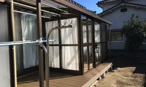 S様邸サンルーム工事